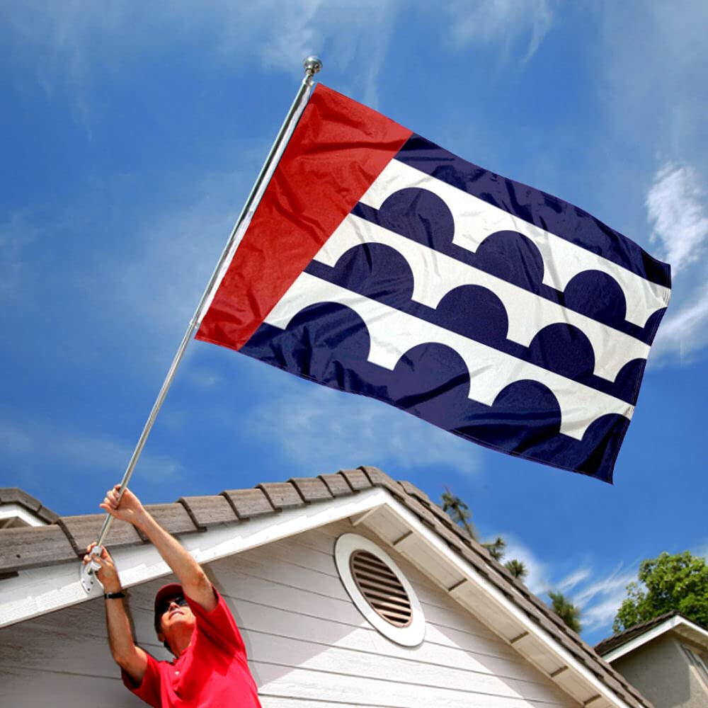 Sports Flags Pennants Company City of Des Moines Flag 3x5 Foot Banner - Sports Collectibles, Sports Memorabilia, Sports Fan Shop, Sports Gifts
