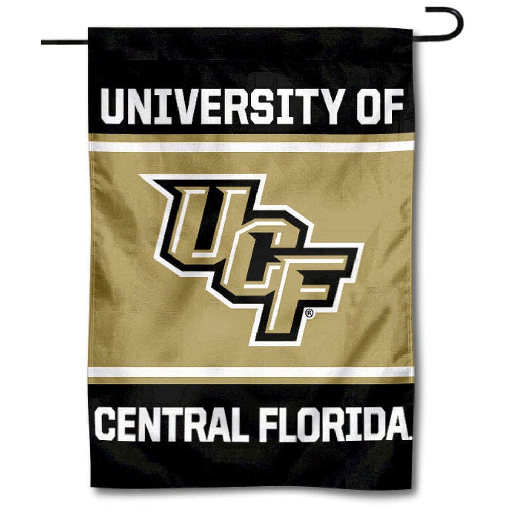 College Flags & Banners Co. Central Florida Knights Garden Flag and USA Stand Pole Holder Set - Sports Collectibles, Sports Memorabilia, Sports Fan Shop, Sports Gifts