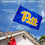 College Flags & Banners Co. Pittsburgh Panthers Royal Blue Flag with Pole and Bracket Complete Set - Sports Collectibles, Sports Memorabilia, Sports Fan Shop, Sports Gifts