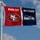 WinCraft San Francisco 49ers and Seattle Seahawks House Divided Flag Rivalry Banner - Sports Collectibles, Sports Memorabilia, Sports Fan Shop, Sports Gifts