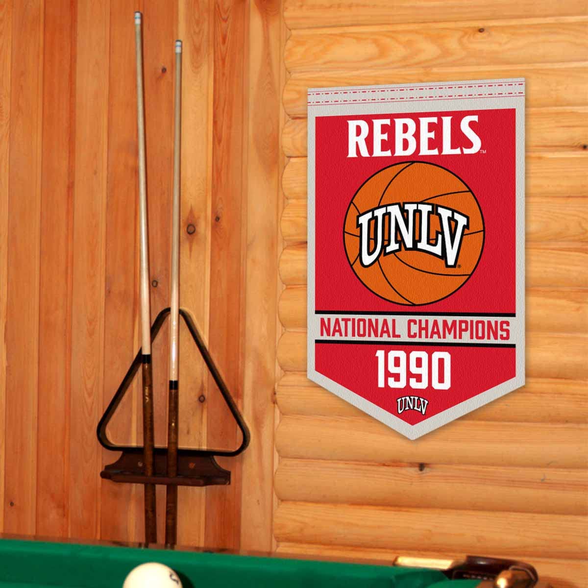 UNLV Basketball National Champions Banner - Sports Collectibles, Sports Memorabilia, Sports Fan Shop, Sports Gifts