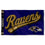 WinCraft Baltimore Ravens Script Logo Premium Flag - Sports Collectibles, Sports Memorabilia, Sports Fan Shop, Sports Gifts