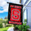 College Flags & Banners Co. North Carolina State Wolfpack Banner Flag with Flag Pole Set - Sports Collectibles, Sports Memorabilia, Sports Fan Shop, Sports Gifts