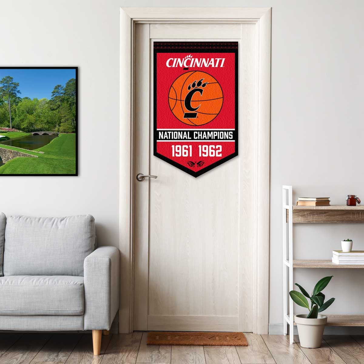 Cincinnati Bearcats Basketball National Champions Banner - Sports Collectibles, Sports Memorabilia, Sports Fan Shop, Sports Gifts