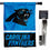 WinCraft Panthers Banner House Flag and 5 Foot Flagpole Set - Sports Collectibles, Sports Memorabilia, Sports Fan Shop, Sports Gifts