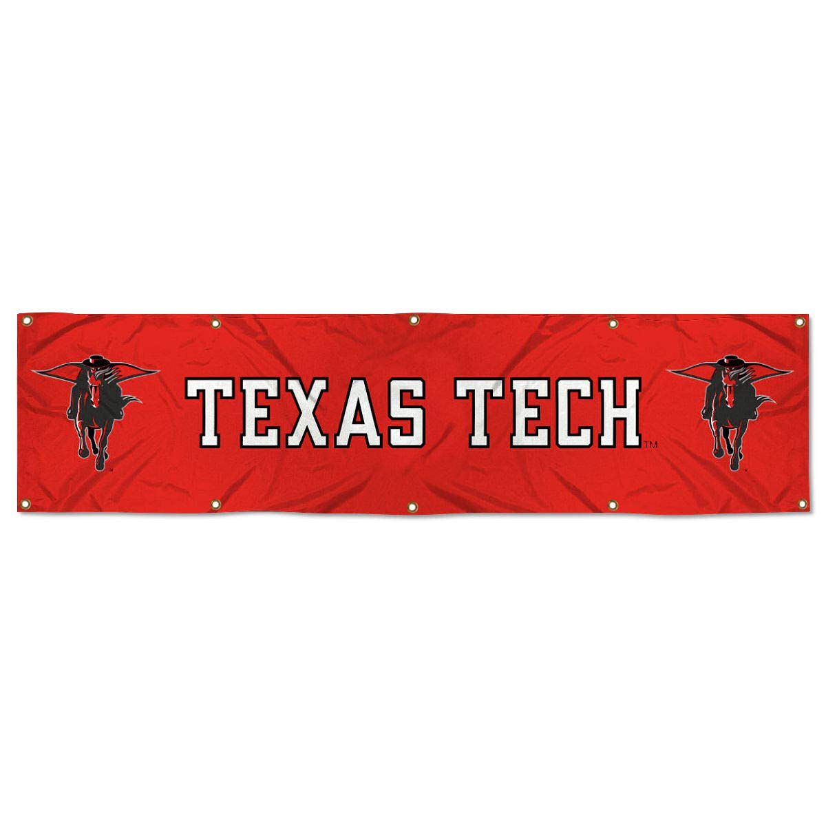 College Flags & Banners Co. Texas Tech Red Raiders Large 2x8 Foot Banner - Sports Collectibles, Sports Memorabilia, Sports Fan Shop, Sports Gifts