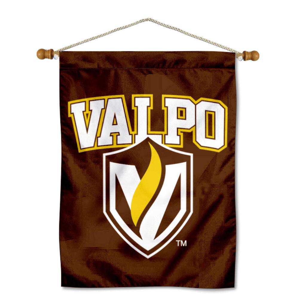 Valparaiso Crusaders House Flag and Wood Banner Pole Set - Sports Collectibles, Sports Memorabilia, Sports Fan Shop, Sports Gifts