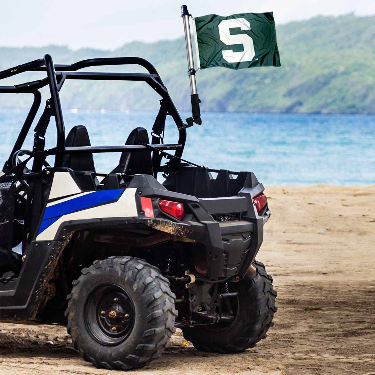 College Flags & Banners Co. Michigan State Golf Cart and Boat Flag - Sports Collectibles, Sports Memorabilia, Sports Fan Shop, Sports Gifts