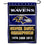 WinCraft Baltimore Ravens 3 Time Super Bowl Champions Double Sided Garden Flag - Sports Collectibles, Sports Memorabilia, Sports Fan Shop, Sports Gifts