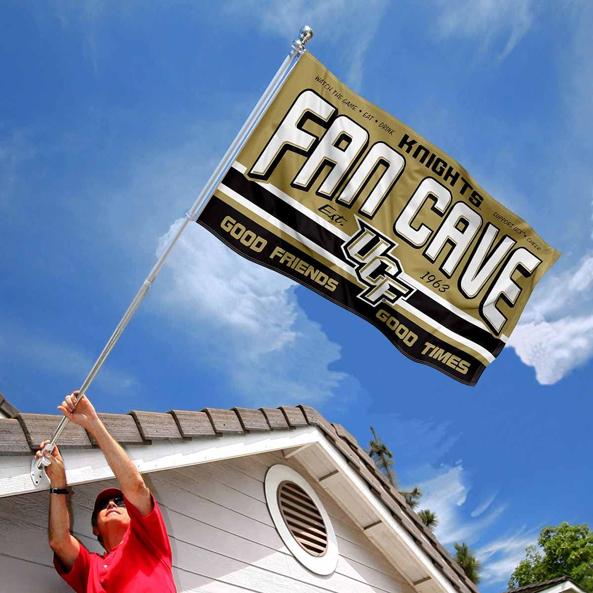 Central Florida Knights Fan Man Cave Banner Flag - Sports Collectibles, Sports Memorabilia, Sports Fan Shop, Sports Gifts