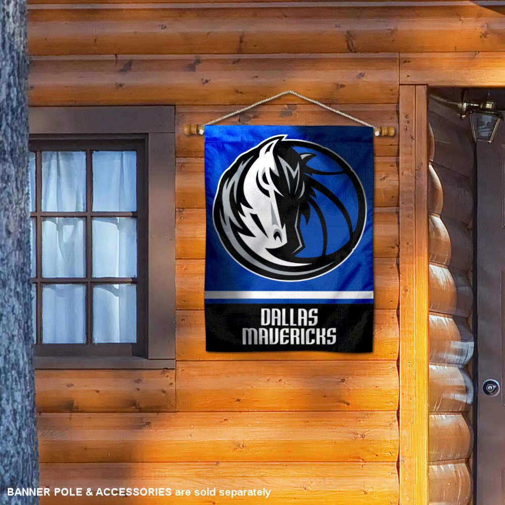 WinCraft Dallas Mavericks Double Sided House Banner Flag - Sports Collectibles, Sports Memorabilia, Sports Fan Shop, Sports Gifts