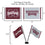 WinCraft Mississippi State Bulldogs Desk and Table Top Flags - Sports Collectibles, Sports Memorabilia, Sports Fan Shop, Sports Gifts