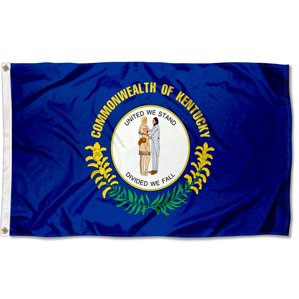 Sports Flags Pennants Company State of Kentucky Flag 3x5 Foot Banner - Sports Collectibles, Sports Memorabilia, Sports Fan Shop, Sports Gifts