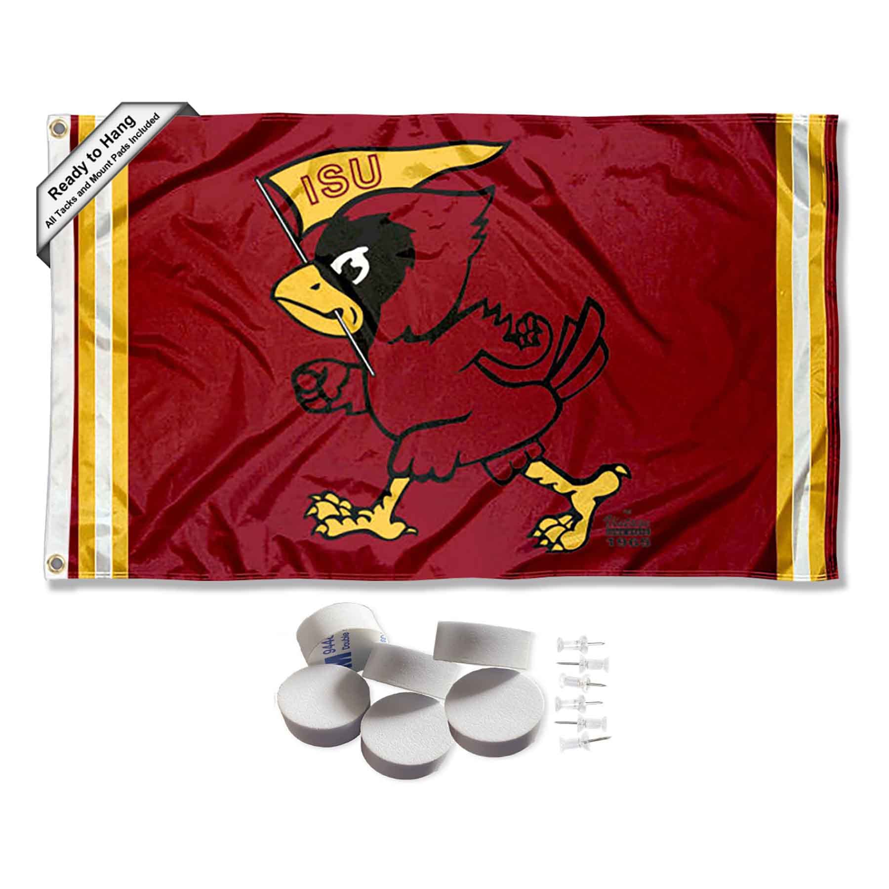 Iowa State Cyclones Retro Vault Throwback Banner and Tapestry Wall Tack Pads - Sports Collectibles, Sports Memorabilia, Sports Fan Shop, Sports Gifts