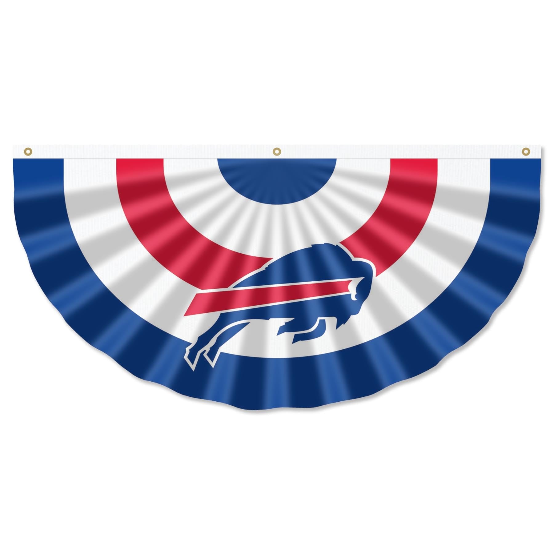 WinCraft Buffalo Bills Bunting Pleated Fan Banners - Sports Collectibles, Sports Memorabilia, Sports Fan Shop, Sports Gifts