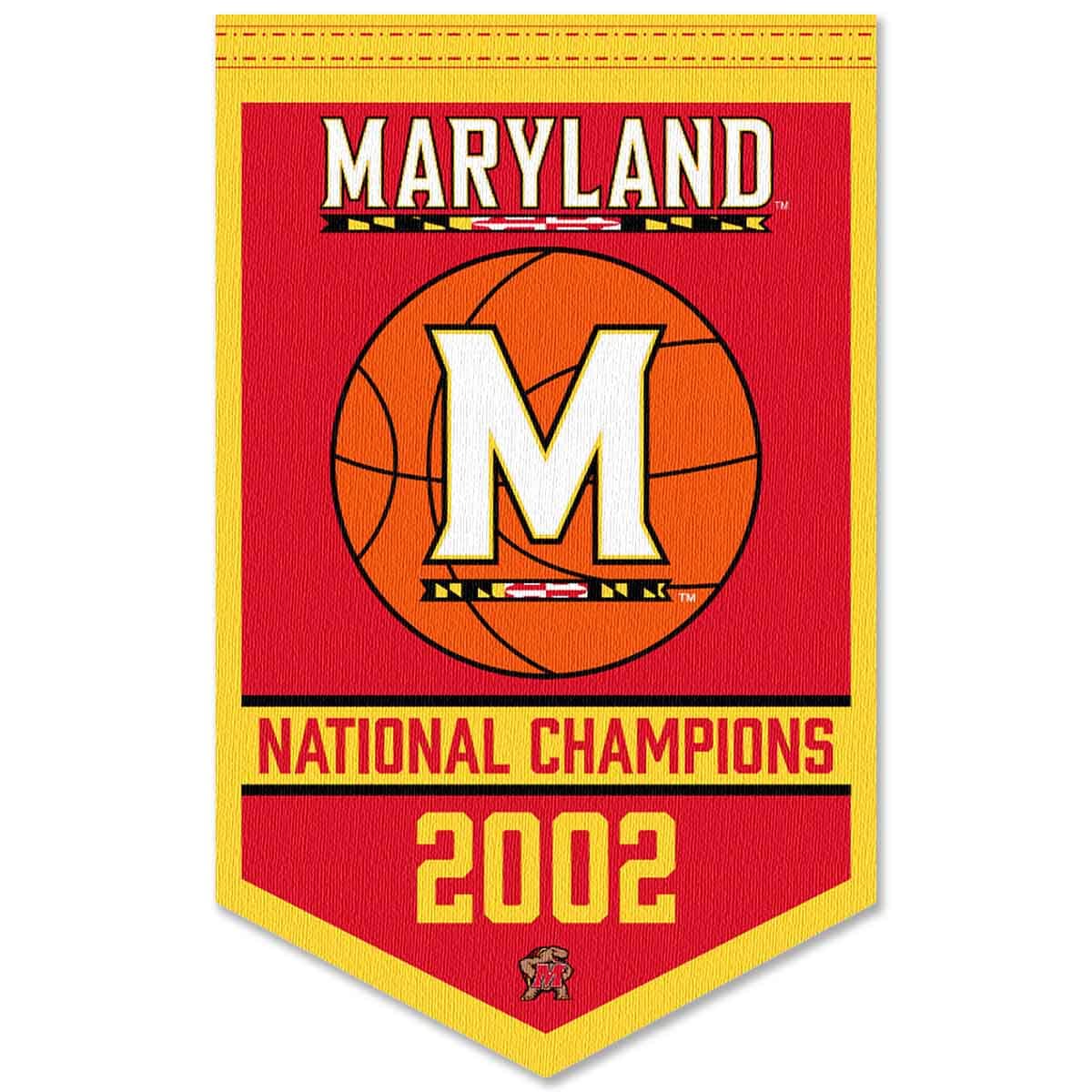 Maryland Terrapins Basketball National Champions Banner - Sports Collectibles, Sports Memorabilia, Sports Fan Shop, Sports Gifts