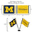 WinCraft Michigan Team University Wolverines Desk and Table Top Flags - Sports Collectibles, Sports Memorabilia, Sports Fan Shop, Sports Gifts