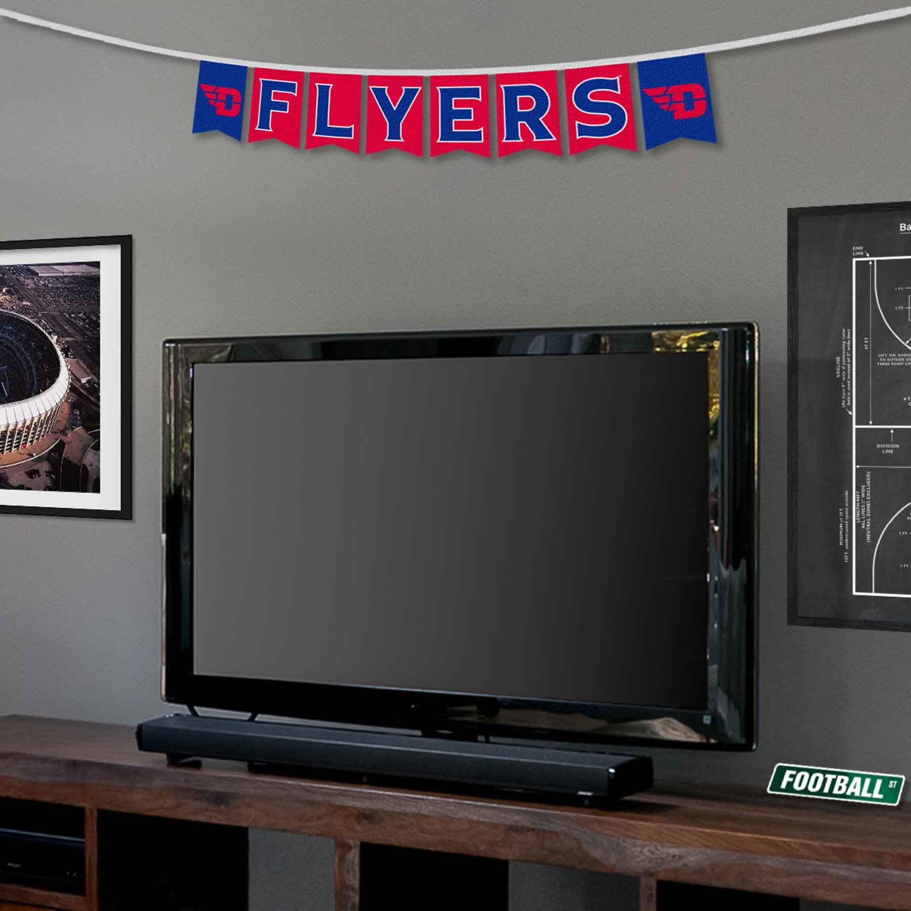 Dayton Flyers Banner String Pennant Flags - Sports Collectibles, Sports Memorabilia, Sports Fan Shop, Sports Gifts