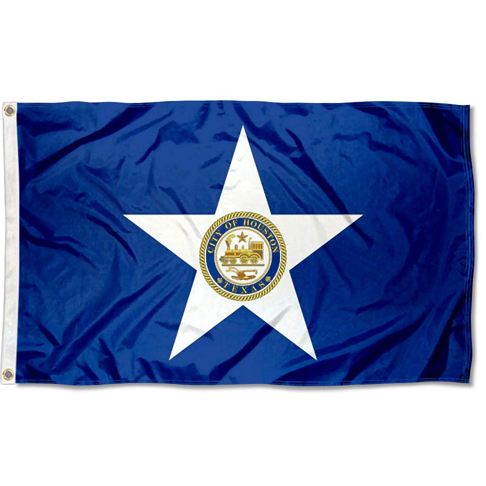 Sports Flags Pennants Company City of Houston Flag 3x5 Foot Banner - Sports Collectibles, Sports Memorabilia, Sports Fan Shop, Sports Gifts