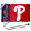 WinCraft Philadelphia Phillies Flag Pole and Bracket Set - Sports Collectibles, Sports Memorabilia, Sports Fan Shop, Sports Gifts