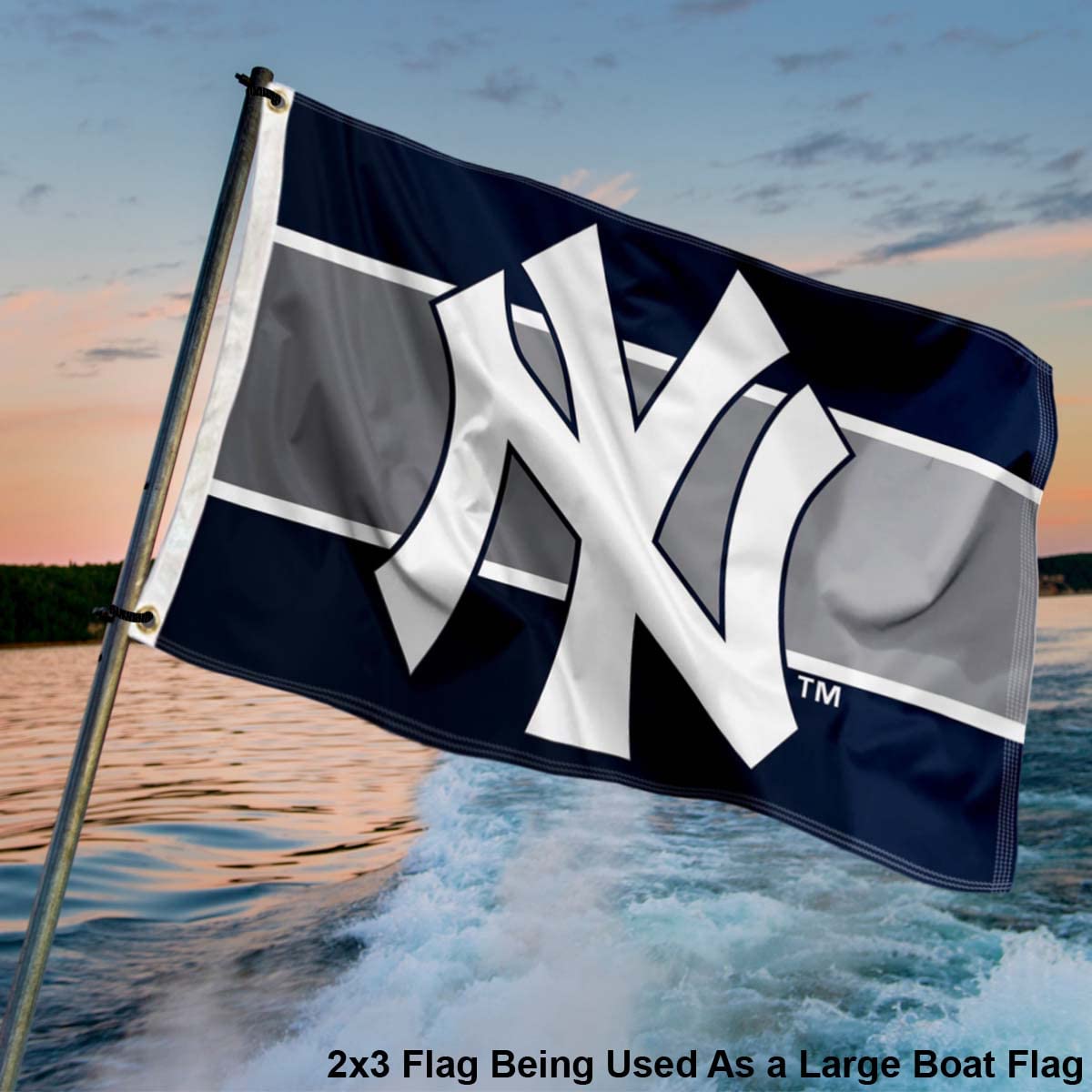 WinCraft NY Yankees 2x3 Foot Small Flag - Sports Collectibles, Sports Memorabilia, Sports Fan Shop, Sports Gifts