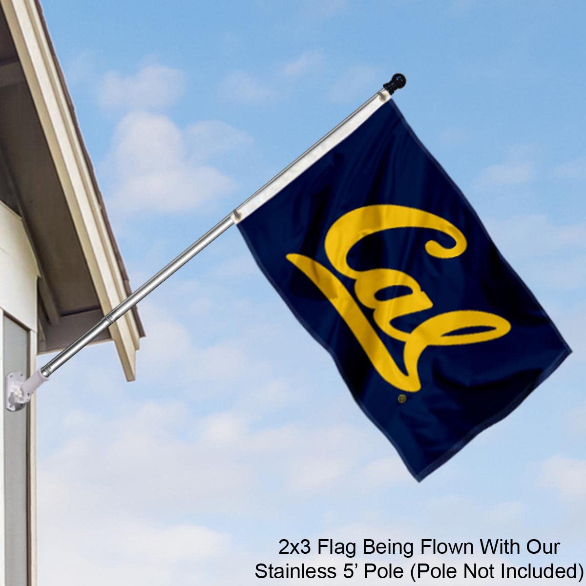 Cal Berkeley Golden Bears Small 2x3 Foot Flag - Sports Collectibles, Sports Memorabilia, Sports Fan Shop, Sports Gifts