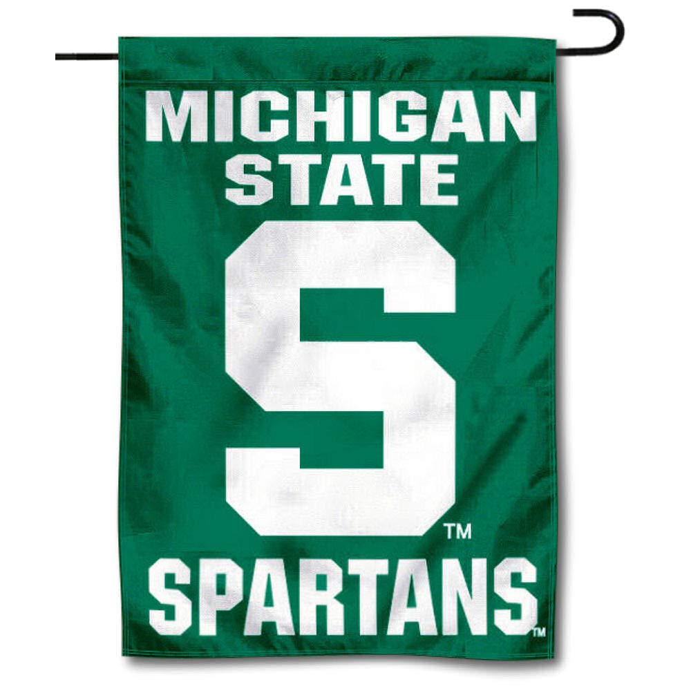 MSU Spartans Garden Flag and Yard Banner - Sports Collectibles, Sports Memorabilia, Sports Fan Shop, Sports Gifts