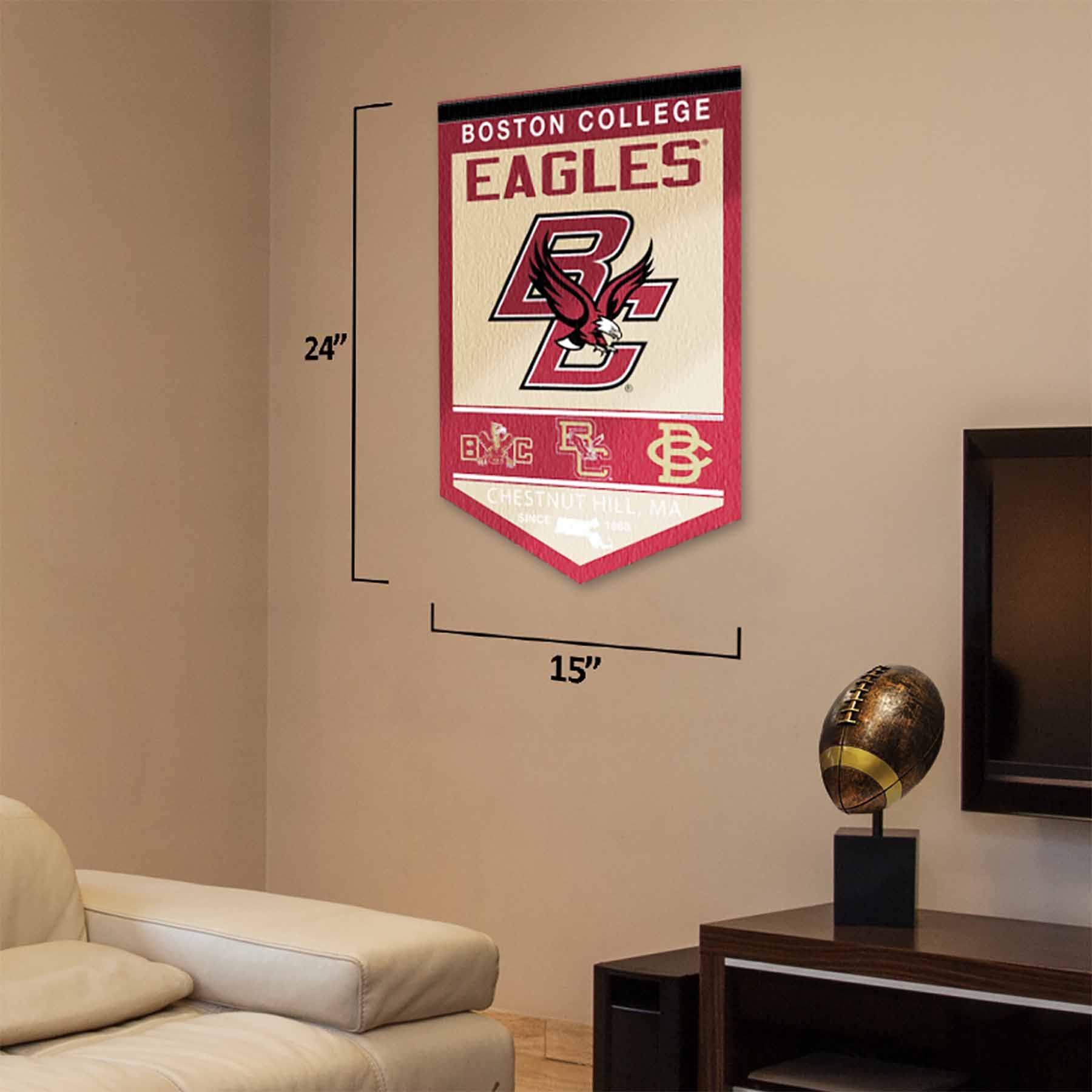 Boston College Eagles Heritage History Banner Pennant - Sports Collectibles, Sports Memorabilia, Sports Fan Shop, Sports Gifts