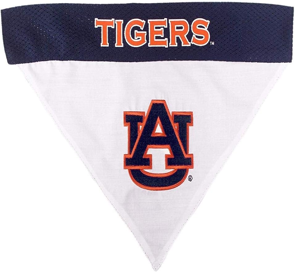 Auburn Tigers Reversible Bandana Pets First - Sports Collectibles, Sports Memorabilia, Sports Fan Shop, Sports Gifts