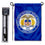 College Flags & Banners Co. USMMA Mariners Garden Banner and Flag Stand Pole Holder Set - Sports Collectibles, Sports Memorabilia, Sports Fan Shop, Sports Gifts