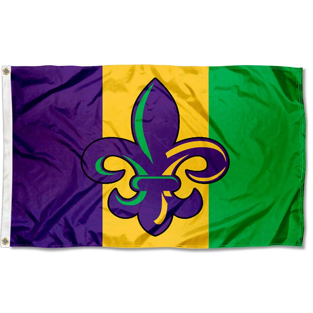 Sports Flags Pennants Company Fleur De Lis Flag - Sports Collectibles, Sports Memorabilia, Sports Fan Shop, Sports Gifts
