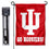 College Flags & Banners Co. Indiana Hoosiers Go Hoosiers Garden Flag with Pole Stand Holder - Sports Collectibles, Sports Memorabilia, Sports Fan Shop, Sports Gifts