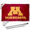 Minnesota Gophers Flag with Pole and Bracket Complete Set - Sports Collectibles, Sports Memorabilia, Sports Fan Shop, Sports Gifts