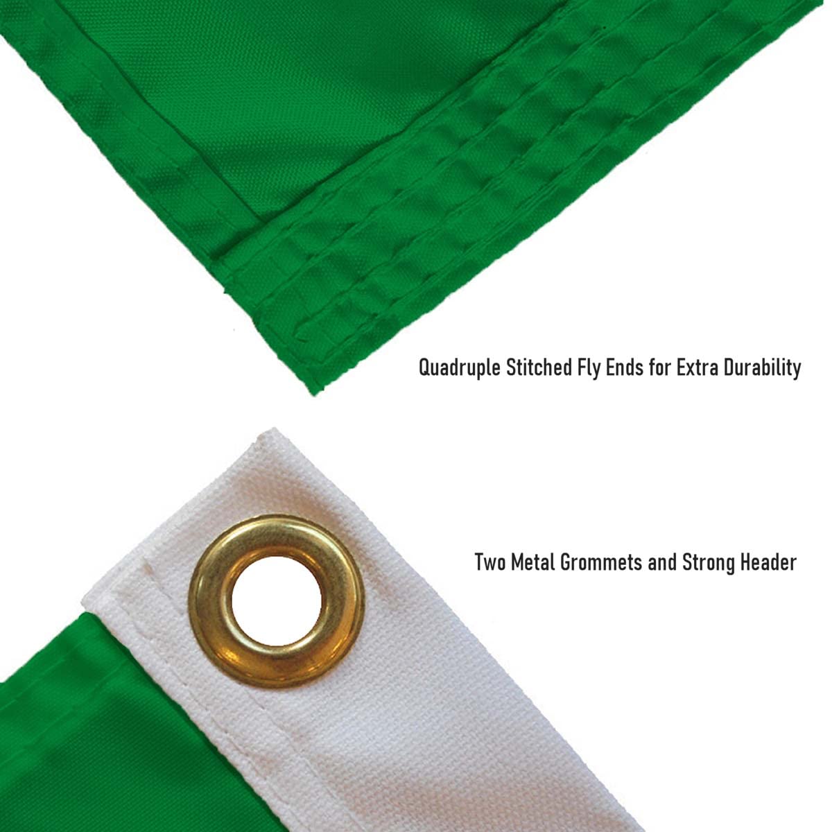 College Flags & Banners Co. Oregon Green Flag with Pole and Bracket Mount Kit - Sports Collectibles, Sports Memorabilia, Sports Fan Shop, Sports Gifts
