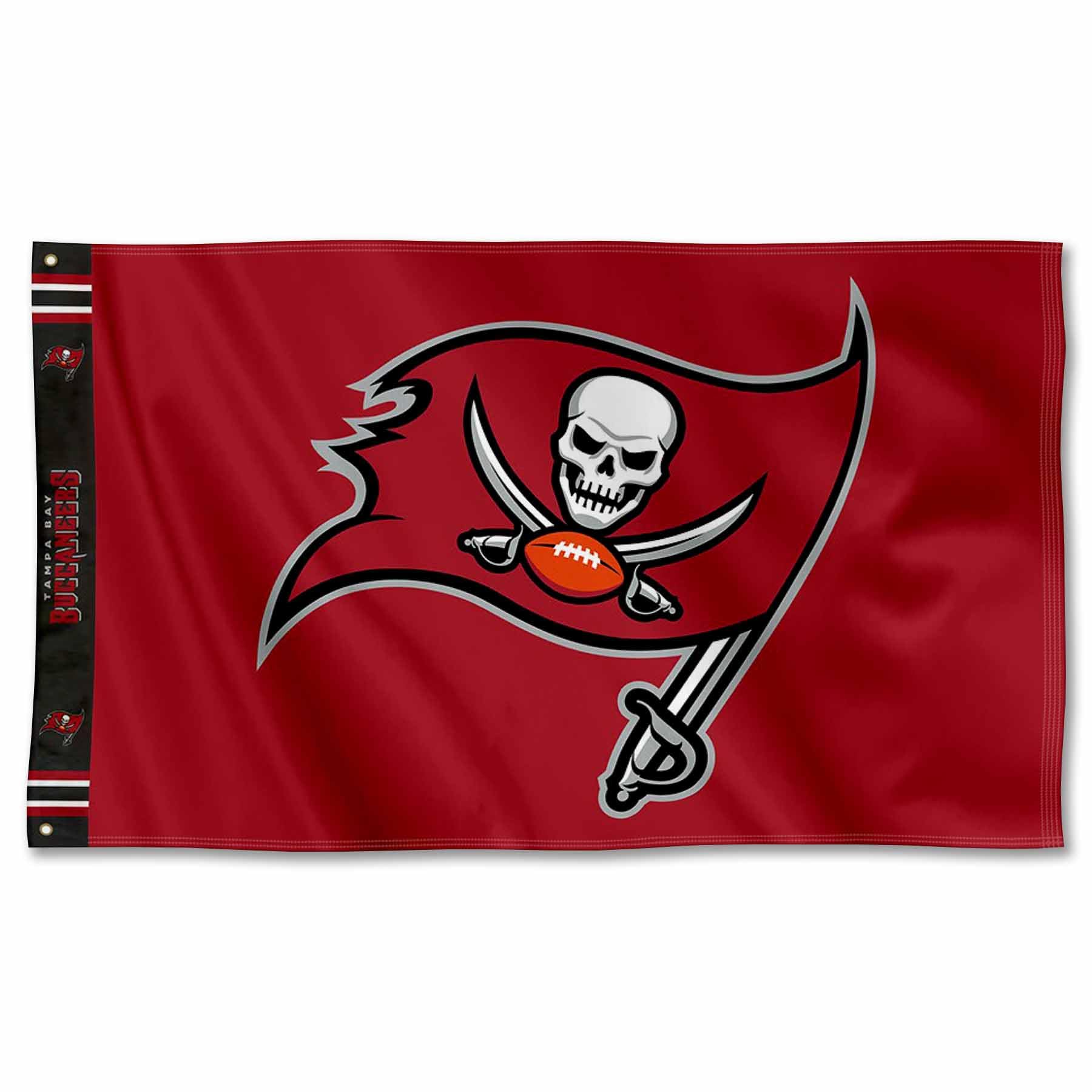 WinCraft Tampa Bay Buccaneers Printed Header 3x5 Foot Banner Flag - Sports Collectibles, Sports Memorabilia, Sports Fan Shop, Sports Gifts