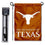 College Flags & Banners Co. Texas Longhorns Double Sided Garden Flag and Pole Holder Set - Sports Collectibles, Sports Memorabilia, Sports Fan Shop, Sports Gifts