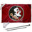 College Flags & Banners Co. Florida State Seminoles New Logo Flag with Pole and Bracket Kit - Sports Collectibles, Sports Memorabilia, Sports Fan Shop, Sports Gifts