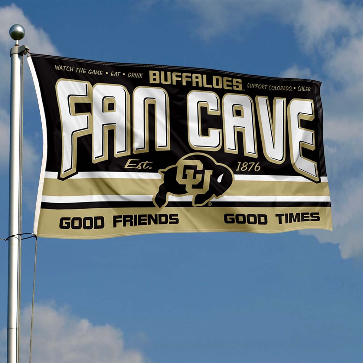 Colorado Buffaloes Fan Man Cave Banner Flag - Sports Collectibles, Sports Memorabilia, Sports Fan Shop, Sports Gifts