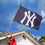 WinCraft New York Yankees Embroidered Nylon Flag - Sports Collectibles, Sports Memorabilia, Sports Fan Shop, Sports Gifts