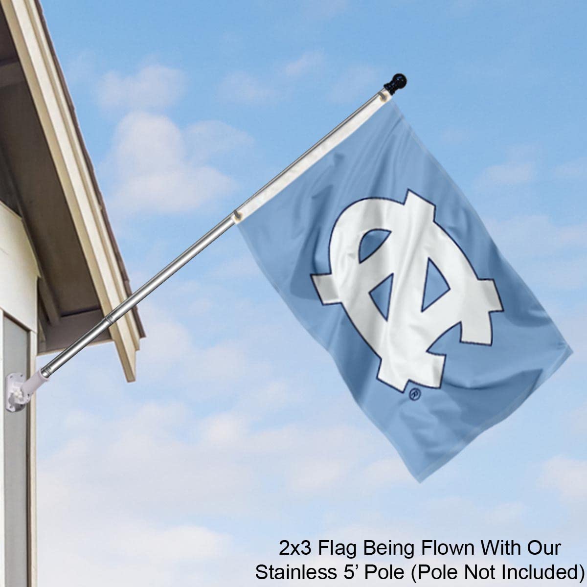 College Flags & Banners Co. UNC Tar Heels Small 2x3 Foot Flag - Sports Collectibles, Sports Memorabilia, Sports Fan Shop, Sports Gifts