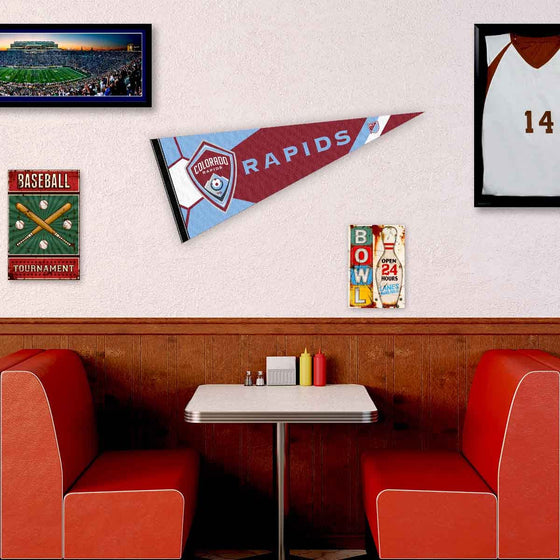 WinCraft Colorado Rapids Pennant Flag Banner - Sports Collectibles, Sports Memorabilia, Sports Fan Shop, Sports Gifts