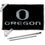 College Flags & Banners Co. Oregon Black Flag with Pole and Bracket Mount Kit - Sports Collectibles, Sports Memorabilia, Sports Fan Shop, Sports Gifts