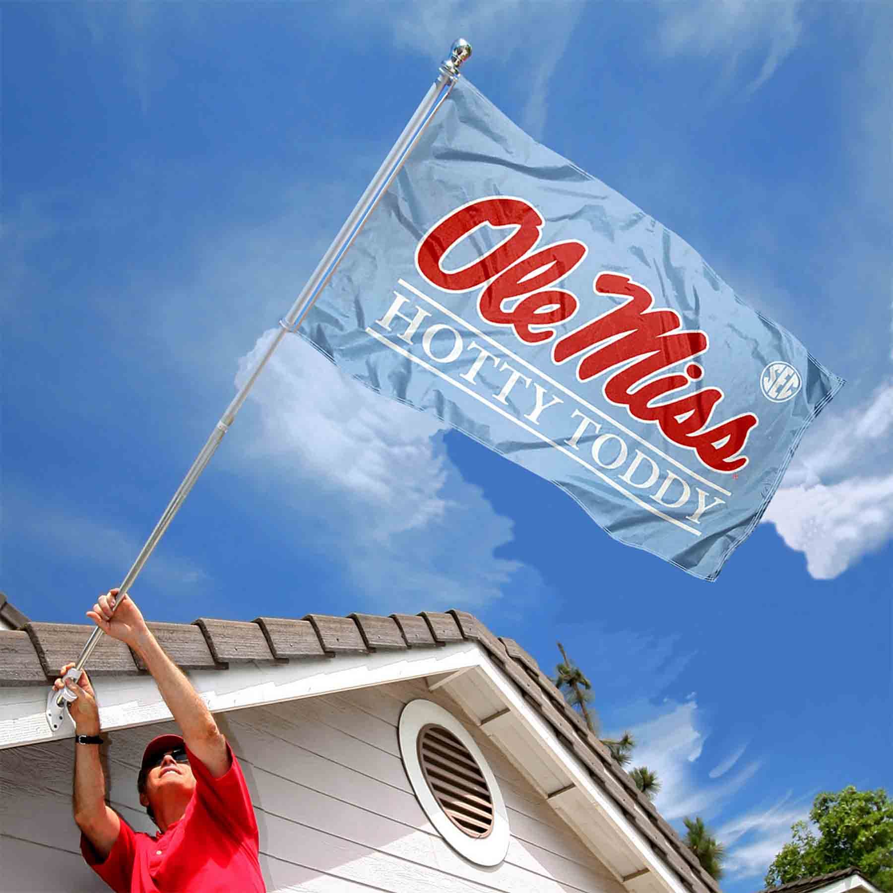 College Flags & Banners Co. Ole Miss Hotty Toddy SEC Banner and Tapestry Wall Tack Pads - Sports Collectibles, Sports Memorabilia, Sports Fan Shop, Sports Gifts