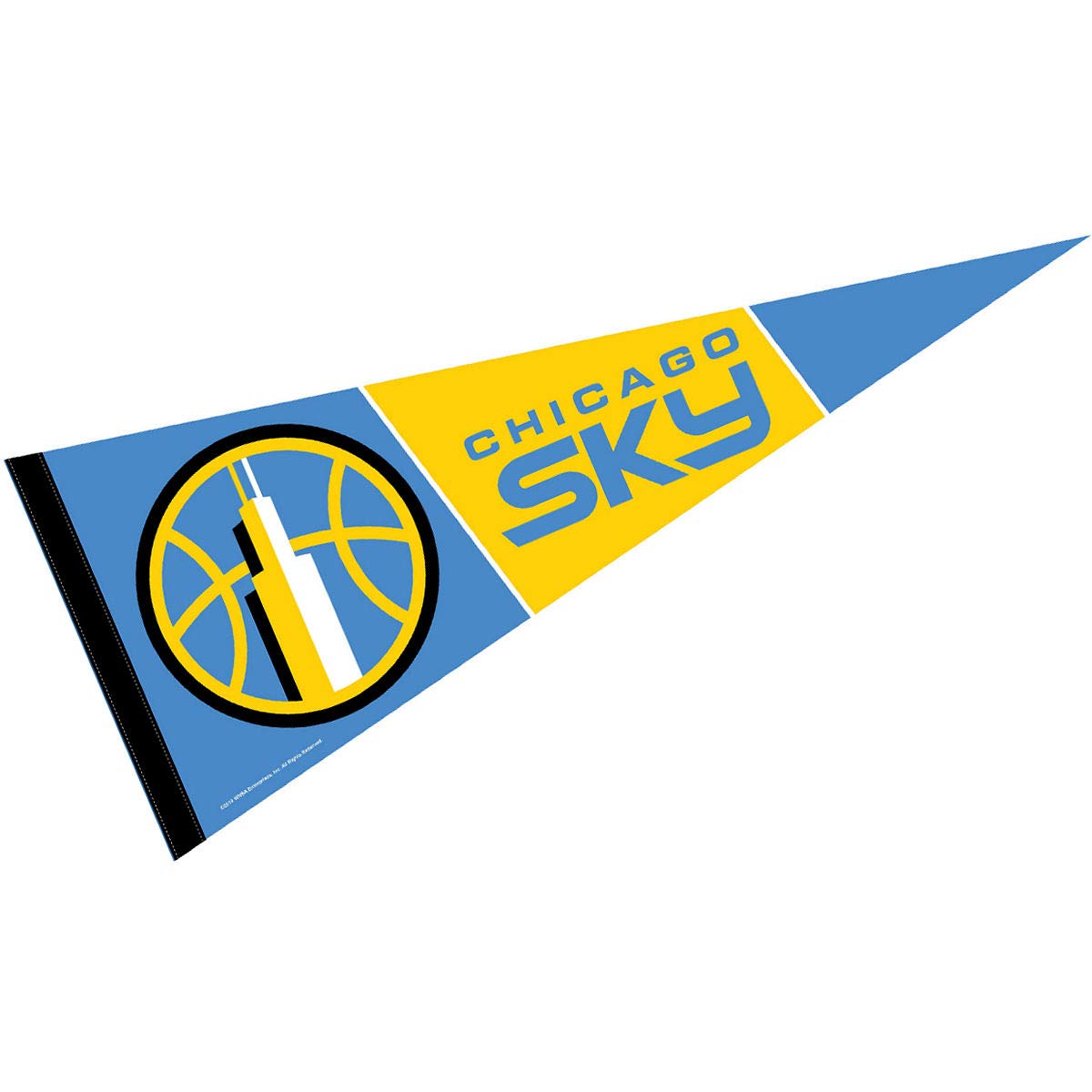 WinCraft Chicago Sky Pennant Banner Flag - Sports Collectibles, Sports Memorabilia, Sports Fan Shop, Sports Gifts