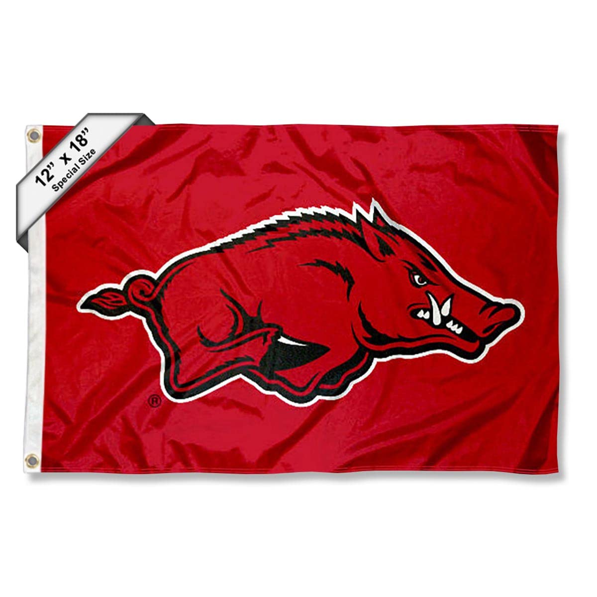 College Flags & Banners Co. Arkansas Razorbacks Boat and Nautical Flag - Sports Collectibles, Sports Memorabilia, Sports Fan Shop, Sports Gifts