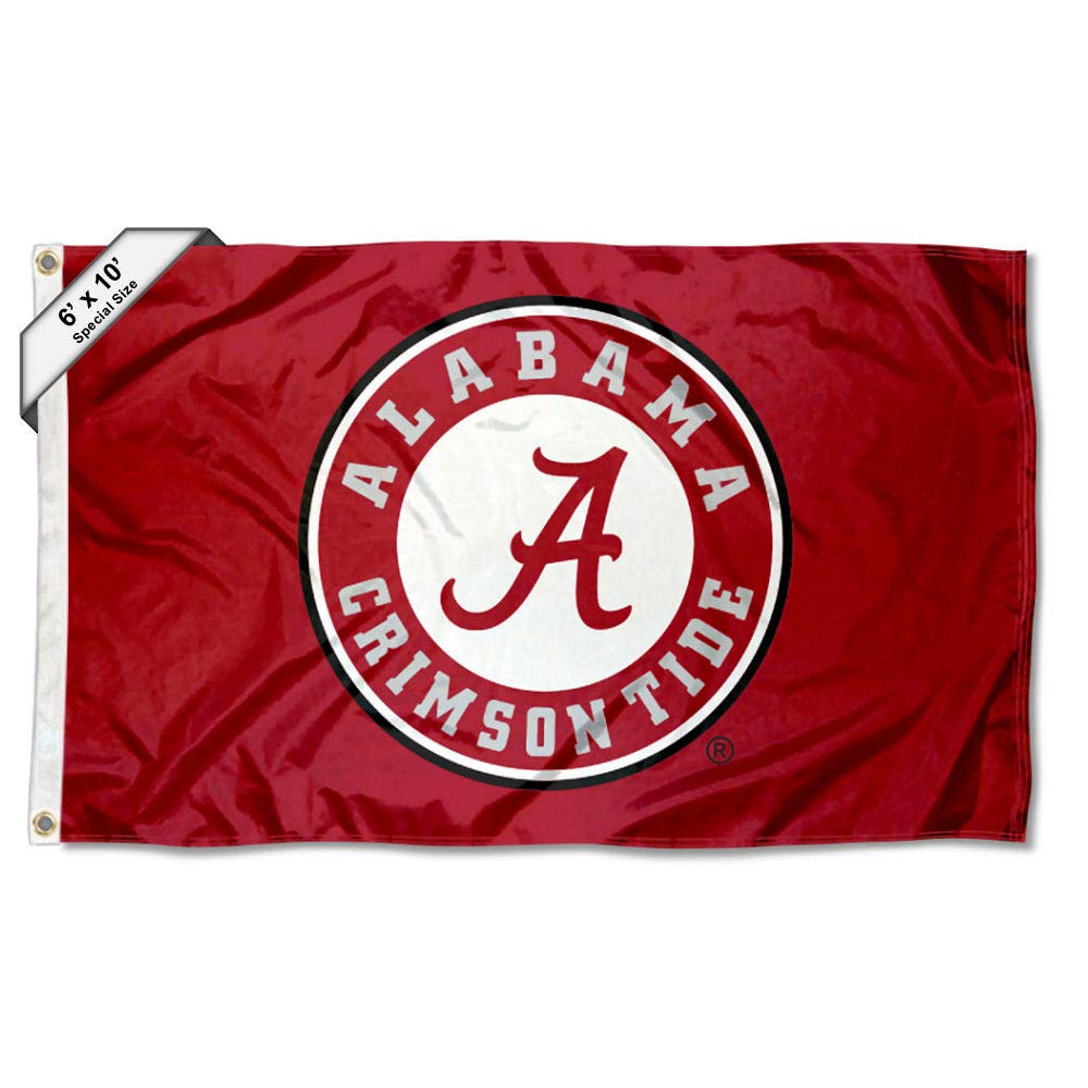 College Flags & Banners Co. Alabama Crimson Tide 6x10 Feet Large Flag - Sports Collectibles, Sports Memorabilia, Sports Fan Shop, Sports Gifts