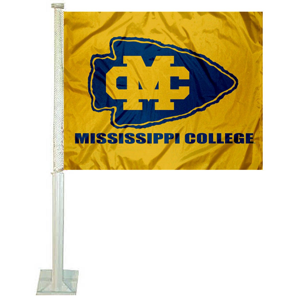 Mississippi College Choctaws Car Flag - Sports Collectibles, Sports Memorabilia, Sports Fan Shop, Sports Gifts