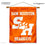 Sam Houston State Bearkats Logo Double Sided House Flag and Wood Banner Pole Set - Sports Collectibles, Sports Memorabilia, Sports Fan Shop, Sports Gifts