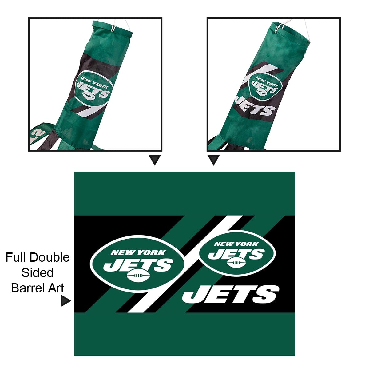 New York Jets Team Windsock - Sports Collectibles, Sports Memorabilia, Sports Fan Shop, Sports Gifts