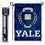 College Flags & Banners Co. Yale Bulldogs Coat of Arms Garden Flag with Stand Holder - Sports Collectibles, Sports Memorabilia, Sports Fan Shop, Sports Gifts